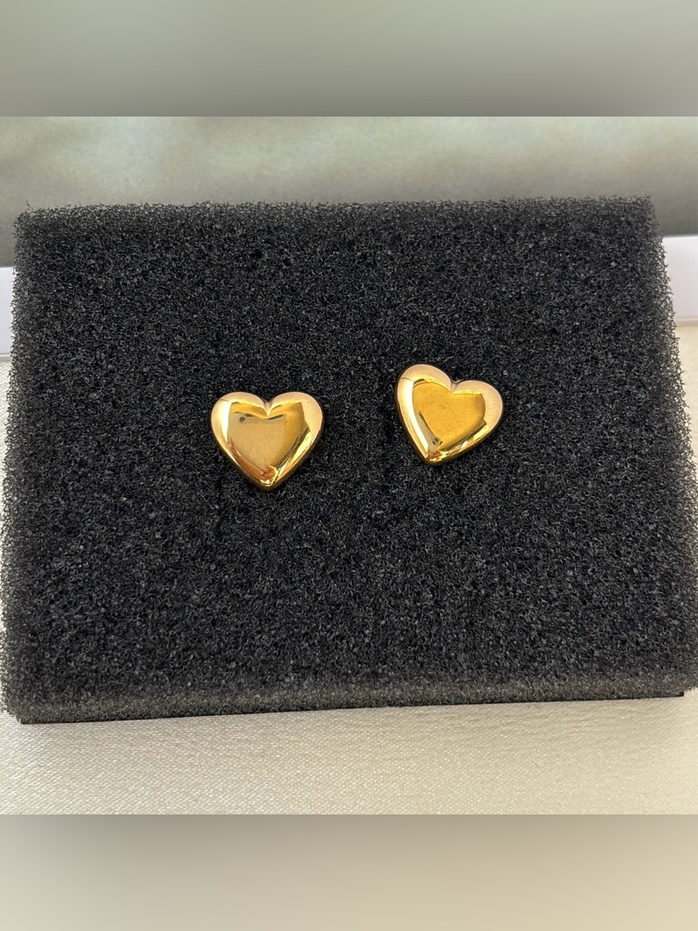 13mm Love Heart Stud Earrings for Women